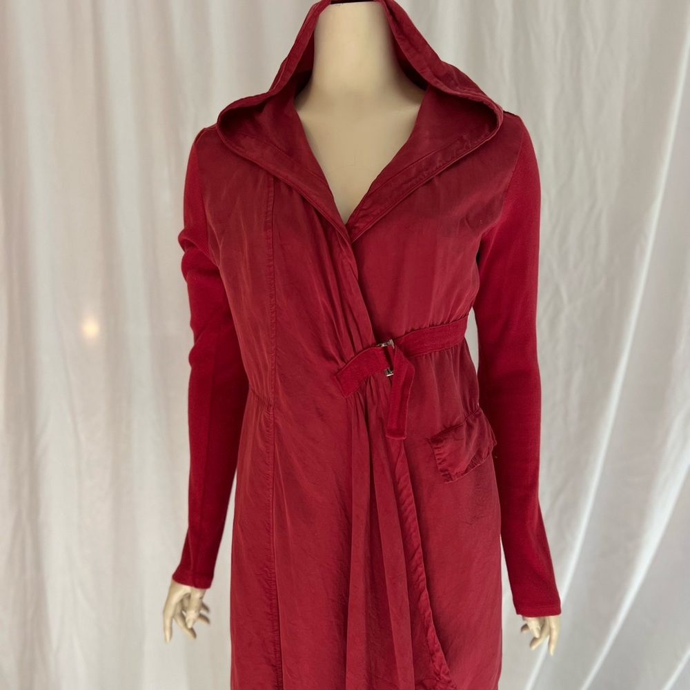 Porto"Trumpet" jacket. Gently worn. Soft, asymmetrical and fitted.